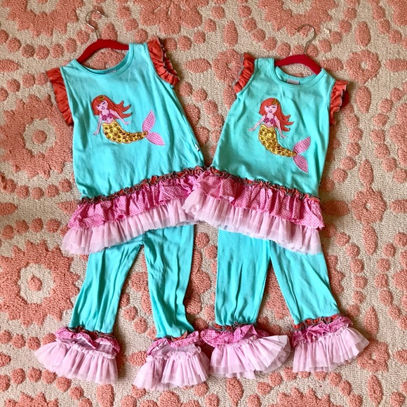 sam and sydney Other - Adorable mermaid outfits with ruffles